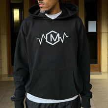 Load image into Gallery viewer, Vital Signature Logo Hoodie | Black
