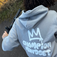 Load image into Gallery viewer, Kids Graffiti Crown Hoodie | Platinum Grey
