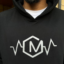 Load image into Gallery viewer, Vital Signature Logo Hoodie | Black