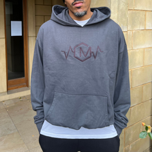 Load image into Gallery viewer, Vital Signature Logo Hoodie | Dark Grey