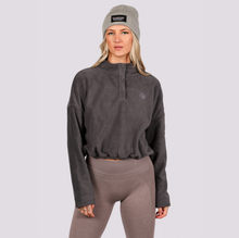 Load image into Gallery viewer, Champion Mindset Cropped Fleece | Charcoal