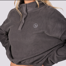 Load image into Gallery viewer, Champion Mindset Cropped Fleece | Charcoal