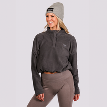 Load image into Gallery viewer, Champion Mindset Cropped Fleece | Charcoal