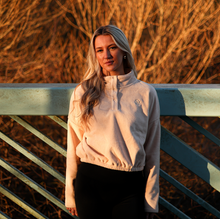 Load image into Gallery viewer, Champion Mindset Cropped Fleece | Nude