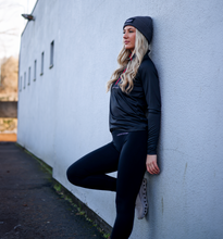 Load image into Gallery viewer, Champion Mindset Long Sleeve Performance 1/4 Zip -| Black / Red - Women's