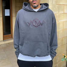 Load image into Gallery viewer, Vital Signature Logo Hoodie | Dark Grey
