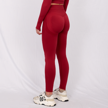 Load image into Gallery viewer, Elevation Seamless Leggings – Wine Red
