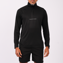 Load image into Gallery viewer, Champion Mindset Long Sleeve Performance 1/4 Zip | Black / Black

